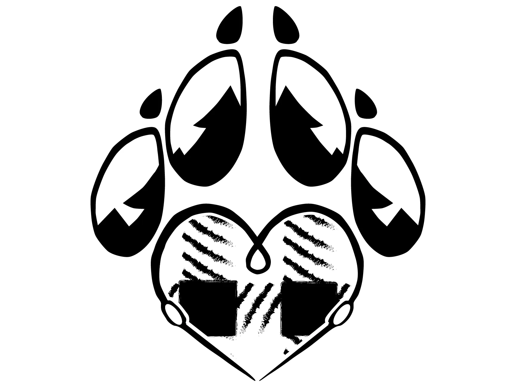 The Crafty Critter Cabin logo