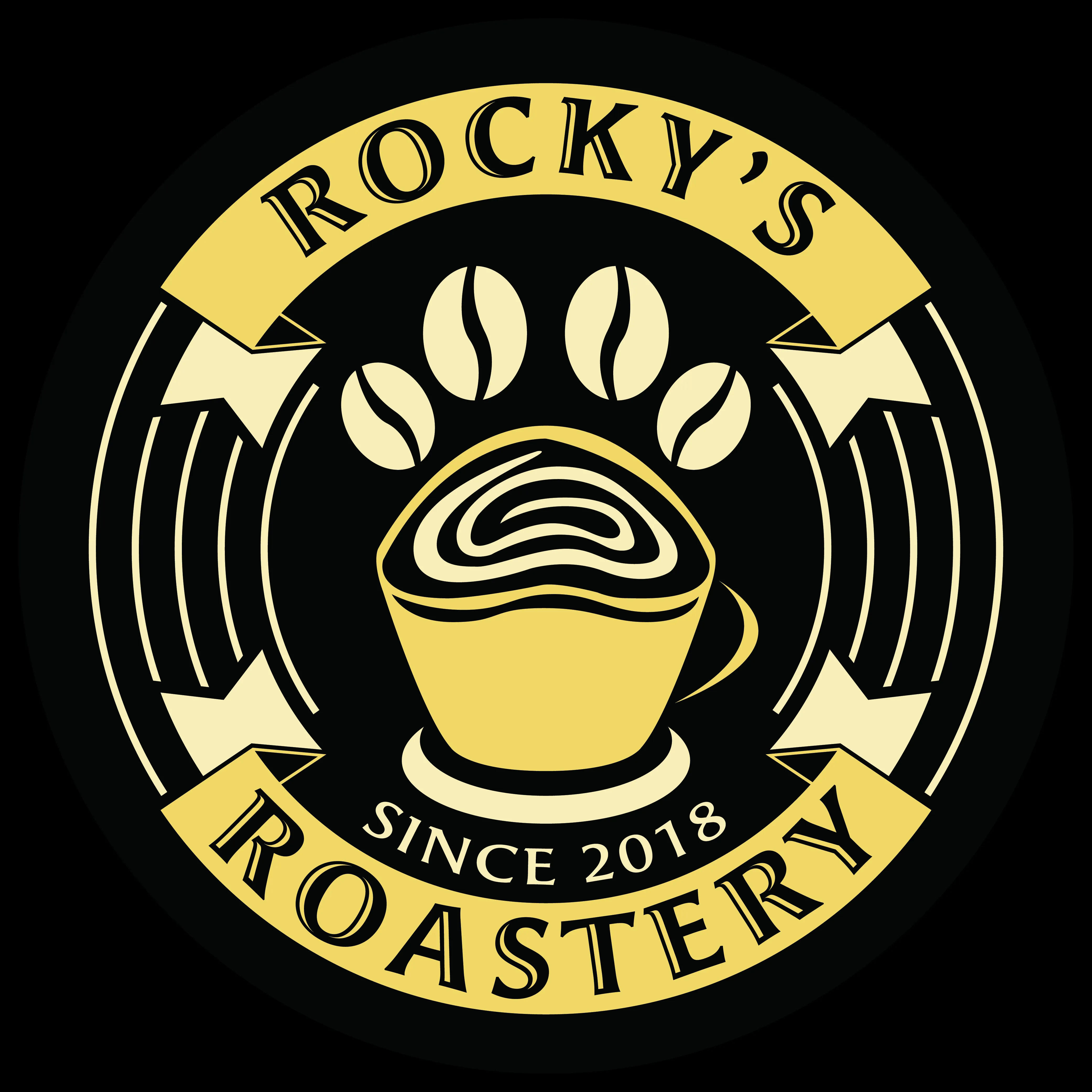 Rocky's Roastery Coffee and Tea logo