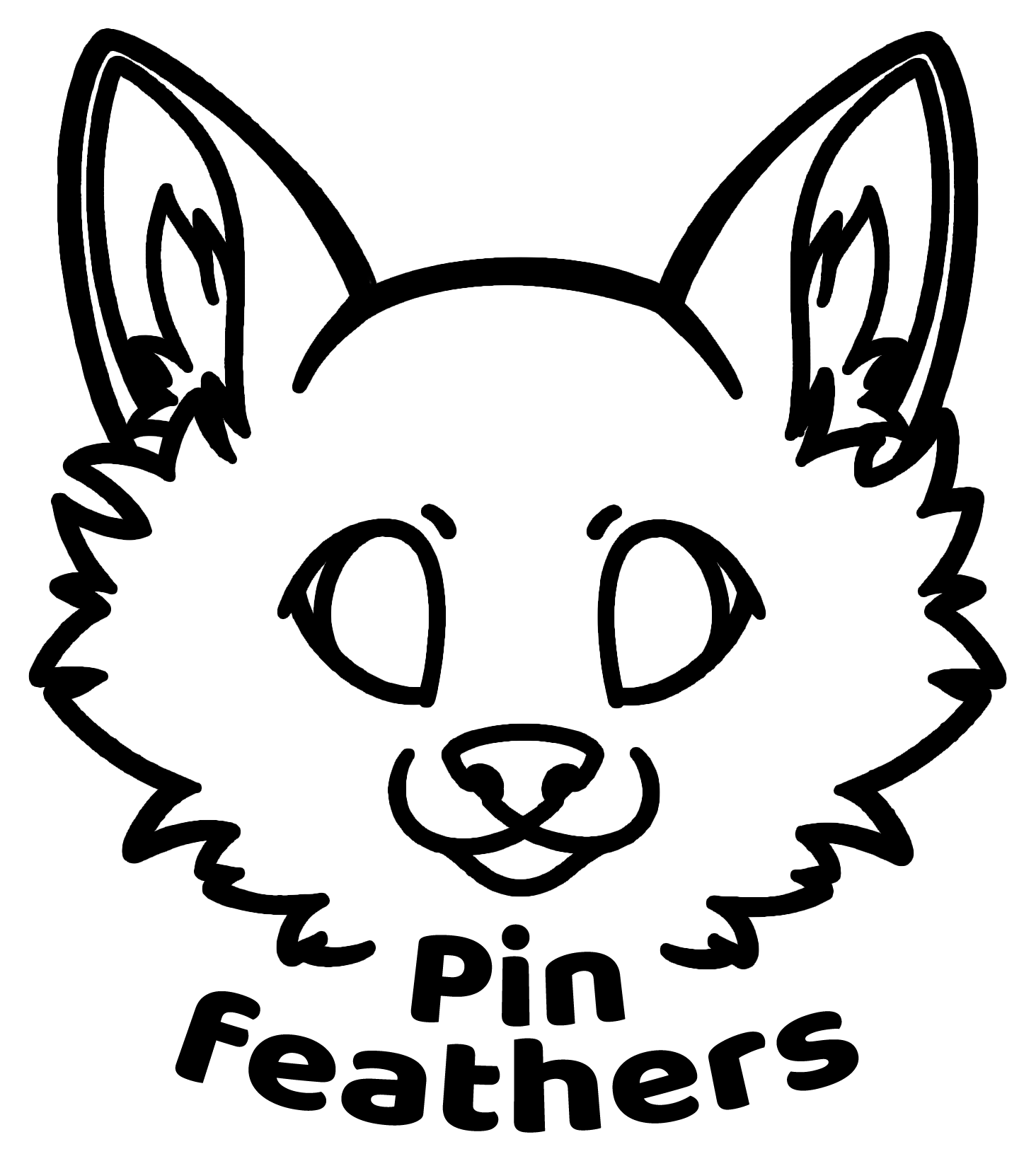 Pinfeathers logo