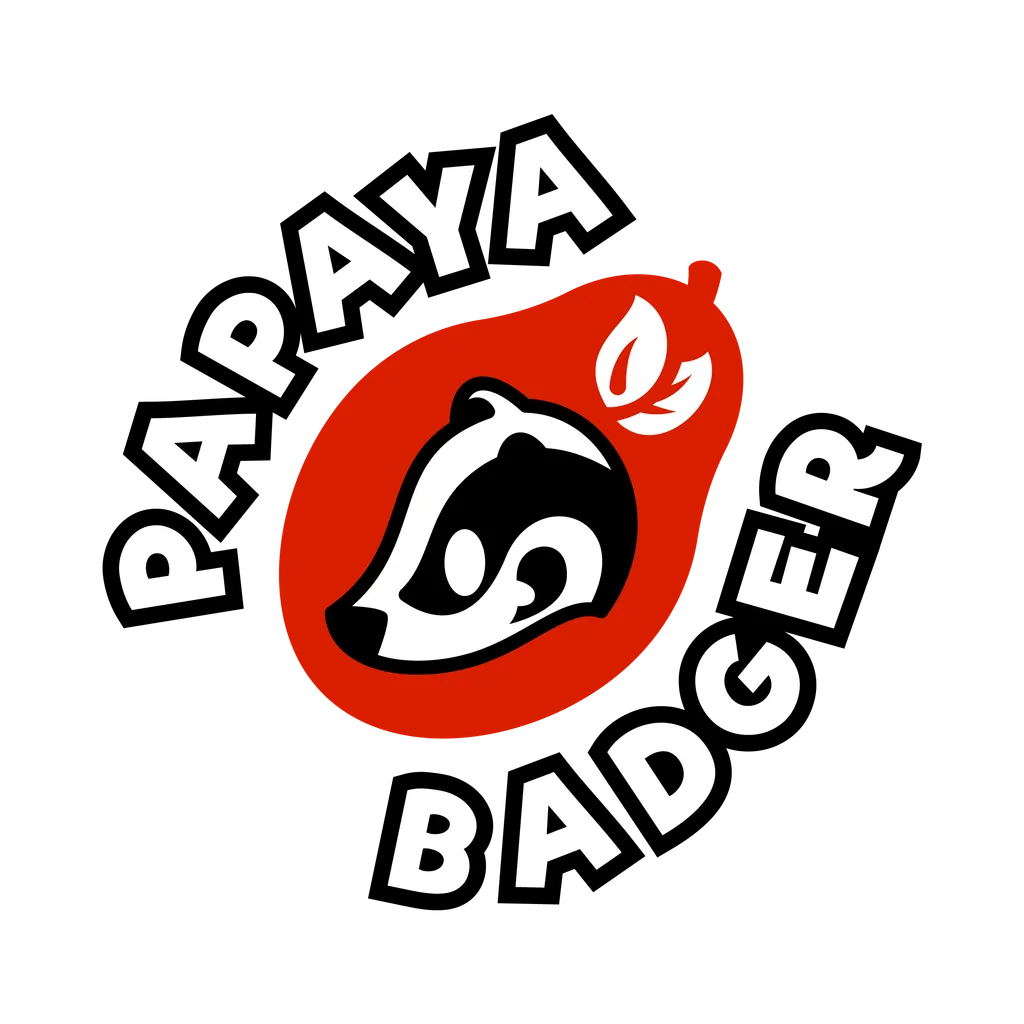 Papaya Badger logo