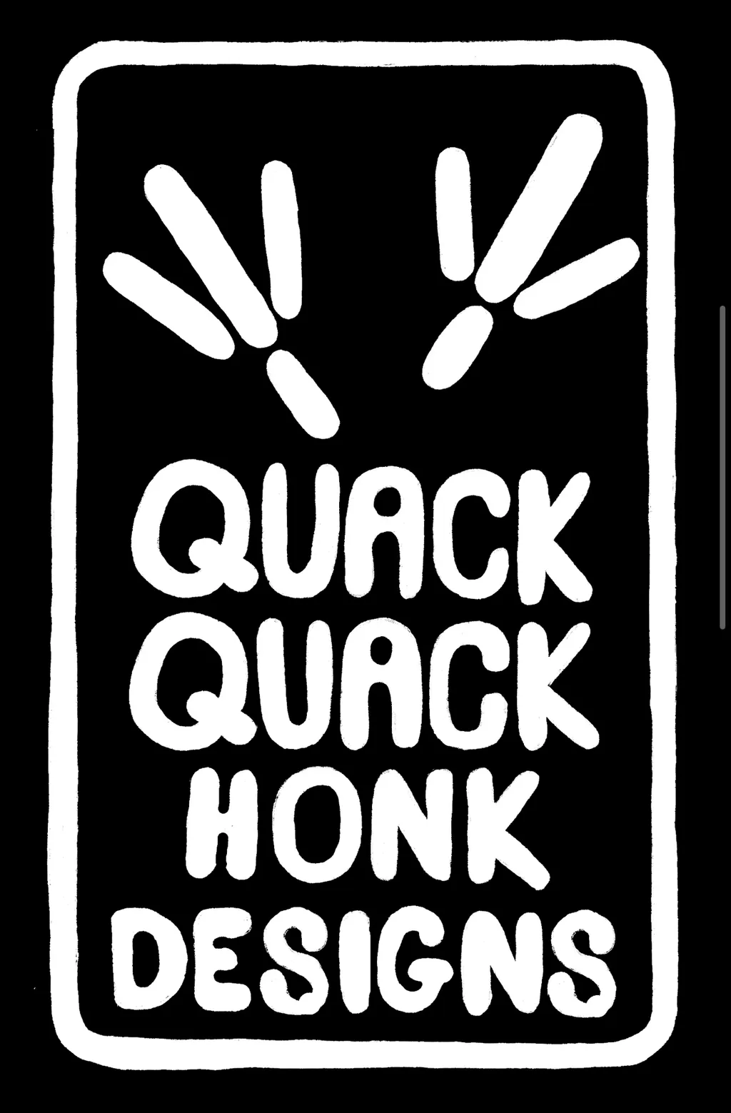 Quack Quack Honk Designs  logo